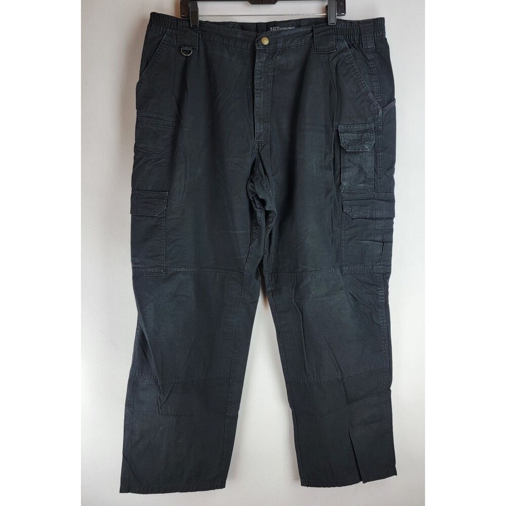 5.11 Tactical Series Mens Size 42X32 Black Poly Cotton Cargo Pants